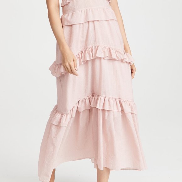 MISA | Morrison Maxi Dress Pink - Picture 6 of 6